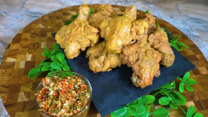 Foto resep ayam goreng kipas yang viral di media sosial